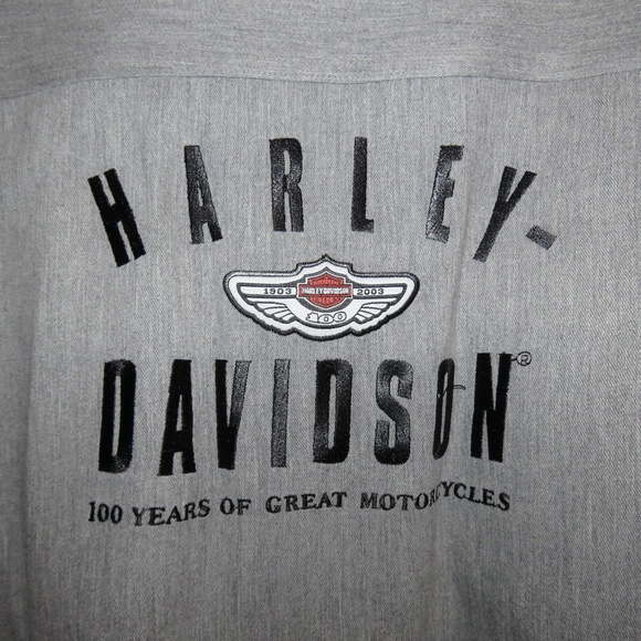 Harley Davidson 100th Anniv Dress Shirt XXL - Picture 5 of 7